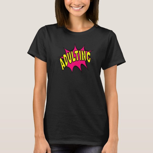Camiseta Fun Adulting Graphic (Anverso)