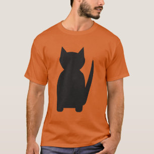 Camiseta Fun and Fancy Halloween Gatos de silueta negra