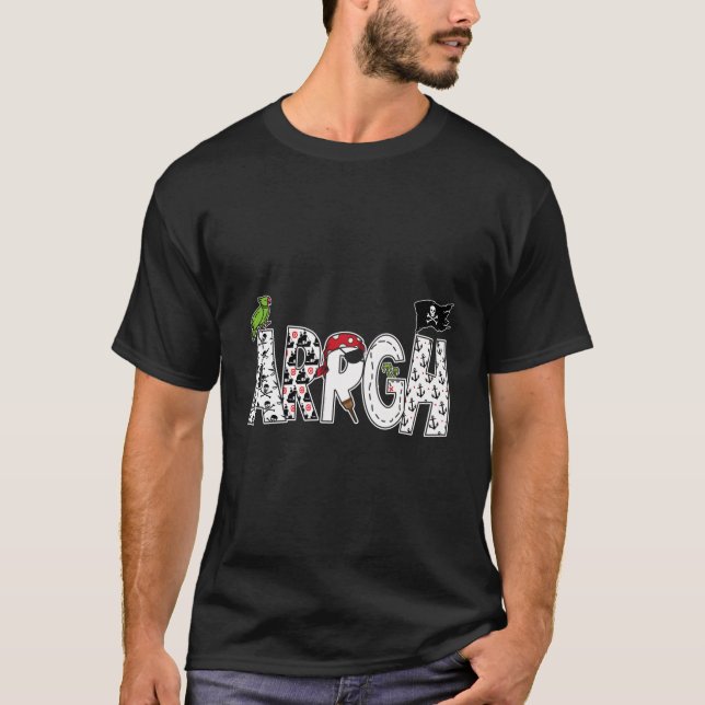 Camiseta Fun Arrgh Pirate Style Pirate Argh Pirate (Anverso)