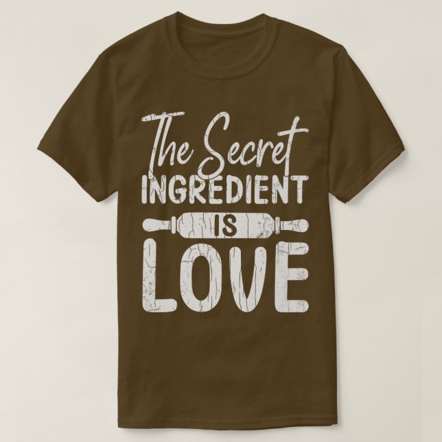 Camiseta Fun Baker Baking Cookie Bak, amante de los ingredi (Diseño del anverso)