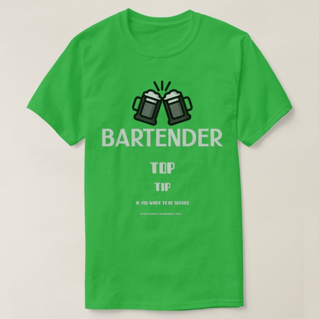 Camiseta Fun Bartender (Diseño del anverso)