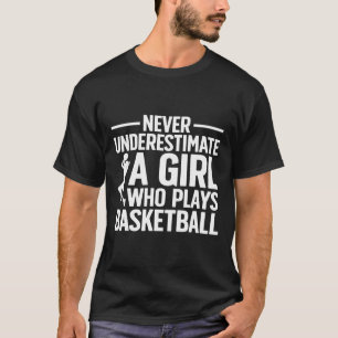 Camiseta Fun Basketball Art Para Chicas Jóvenes Adolescente