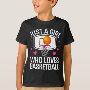 Camiseta Fun Basketball Art Para El Colegio De Mujeres Chic