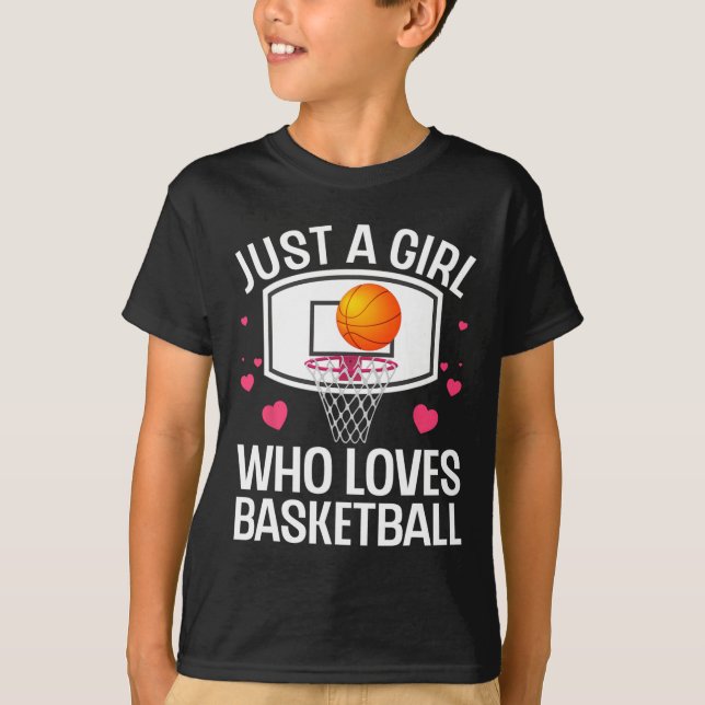 Camiseta Fun Basketball Art Para El Colegio De Mujeres Chic (Anverso)