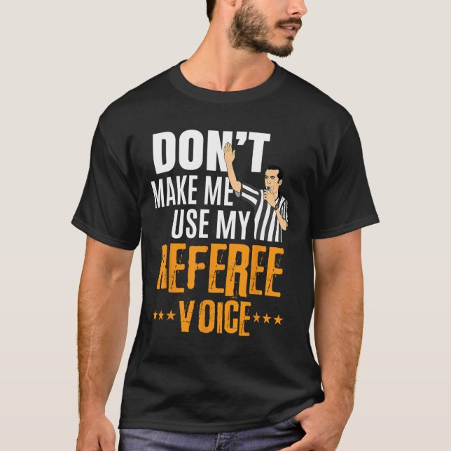 Camiseta Fun Basketball Ref Hoops - Árbitro de Baloncesto (Anverso)