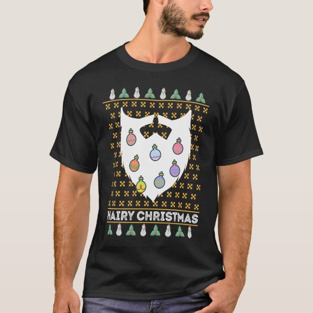 Camiseta Fun bearded festive  men with the big beards (Anverso)