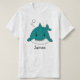 Camiseta Fun Blue Shark Personalizado (Diseño del anverso)