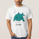 Camiseta Fun Blue Shark Personalizado (Anverso)