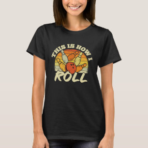 Camiseta Fun Bowling Fiesta Alley Ball Rolling Pins Team Sp