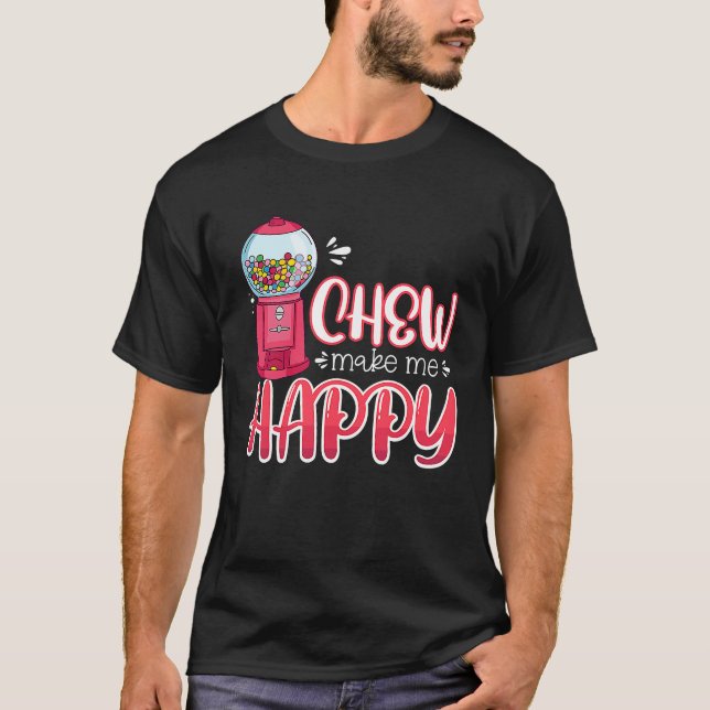 Camiseta Fun bubble gum for chewing gum (Anverso)