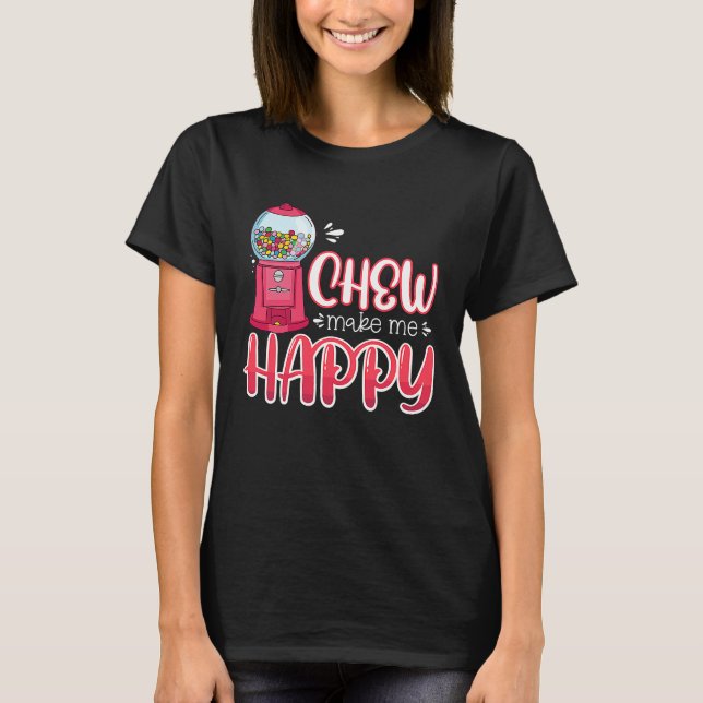 Camiseta Fun bubble gum for chewing gum (Anverso)