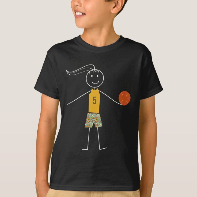 Camiseta Fun Bysketbyll Chicas Bysketbyll Player (Anverso)