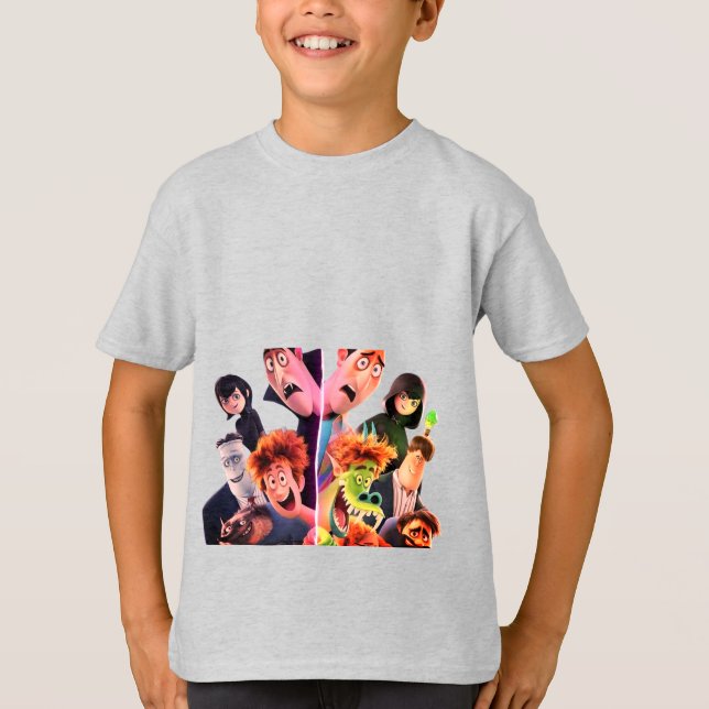 Camiseta Fun Cartoon Characters Kids Graphic T-Shirt (Anverso)