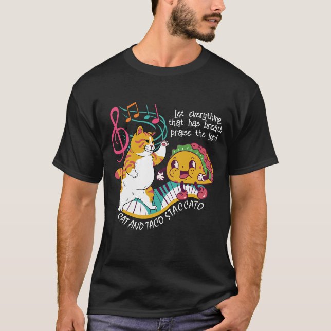Camiseta Fun CAT TACO STACCATO Christian (Anverso)