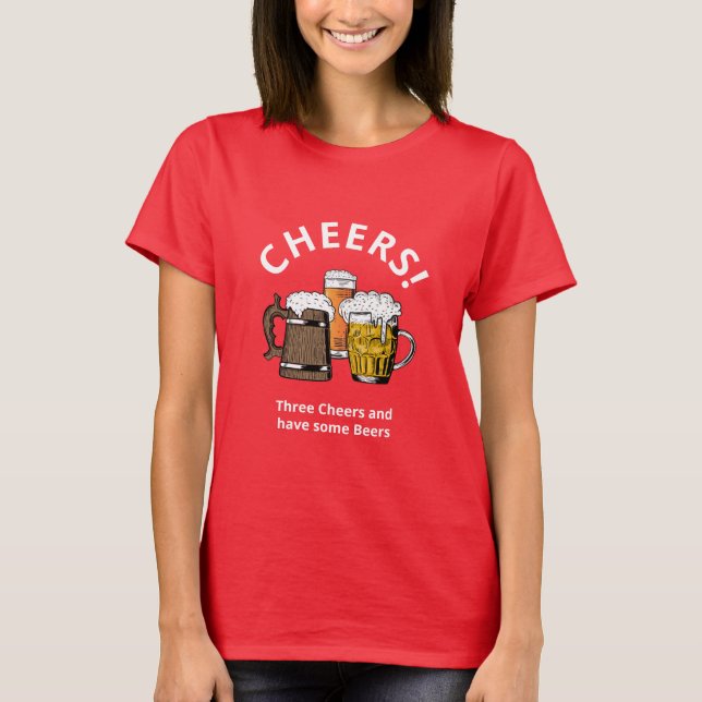 Camiseta Fun CHEERS Beers (Anverso)