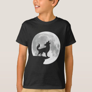 Camiseta Fun Chihuahua Howa Full Moon Halloween