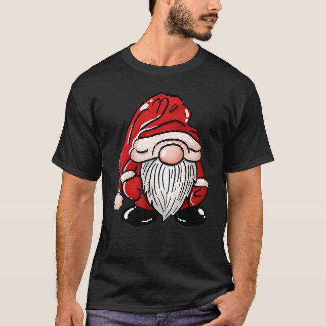 Camiseta Fun Christmas Happy Gnome I'm So Freaking Merry (Anverso)