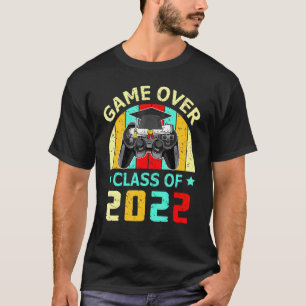 Camiseta Fun Class Of 2022 Graduate Game Over Senior 2022 G
