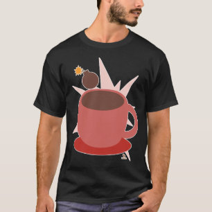 Camiseta Fun Cocoa Bomba caliente Chocolate Art