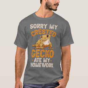 Camiseta Fun Crested Gecko Eyelash Lizard Boy Chica Herpeto