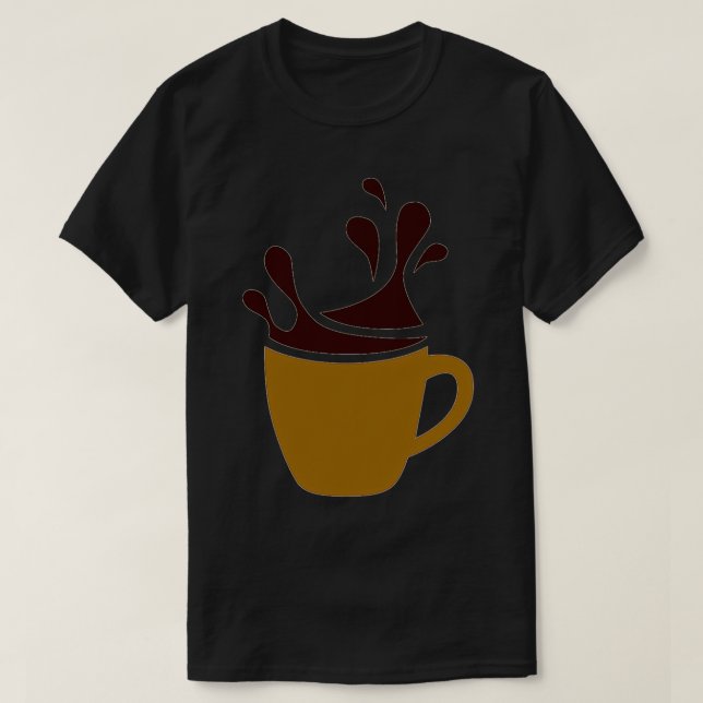 Camiseta Fun Cup De Café Cafetería Drinker Barista Beverag (Diseño del anverso)