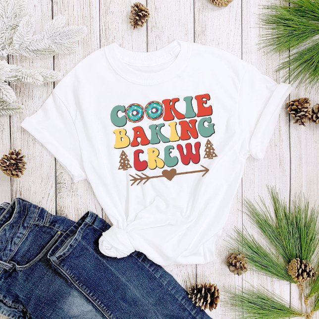 Camiseta Fun cute cute cookie horneando mujeres Navidades (Subido por el creador)