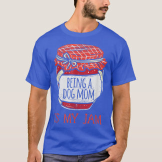 Camiseta Fun Cute Dog Mom
