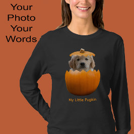 Camiseta Fun Cute Personalizada Halloween Calabaza Foto de