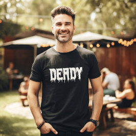 Camiseta Fun Daddy's Halloween con guión de perrito Guay