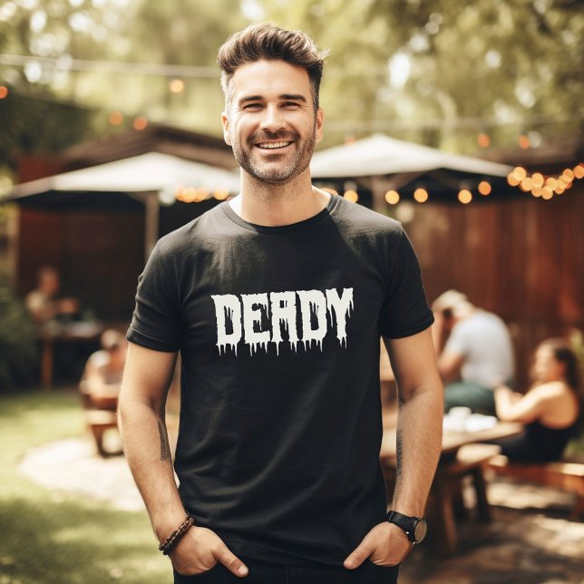 Camiseta Fun Daddy's Halloween con guión de perrito Guay (Subido por el creador)