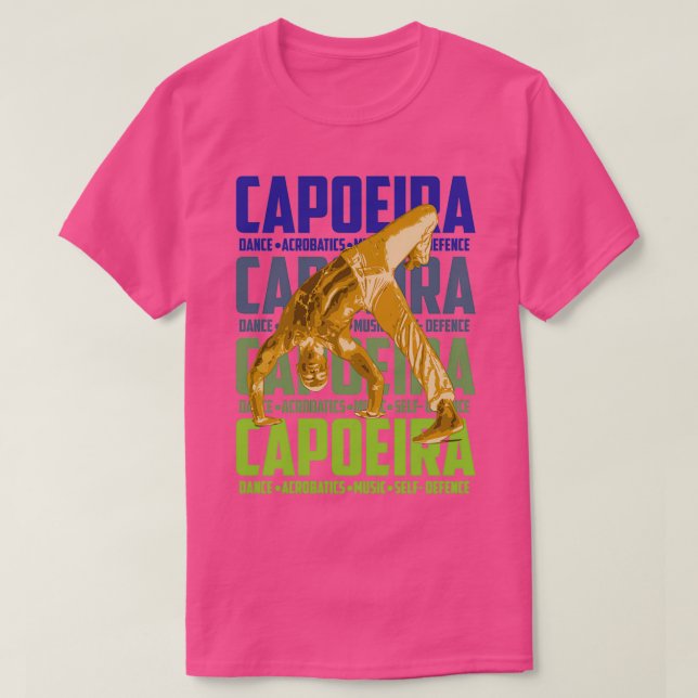 Camiseta Fun de artes marciales de Capoeira Brasil 5 (Diseño del anverso)