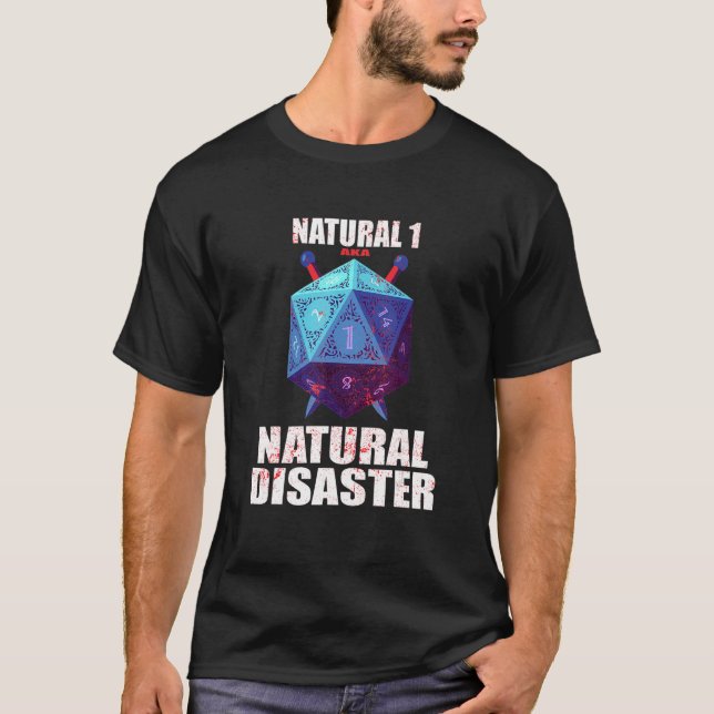 Camiseta Fun de dados de selección natural 1 (Anverso)