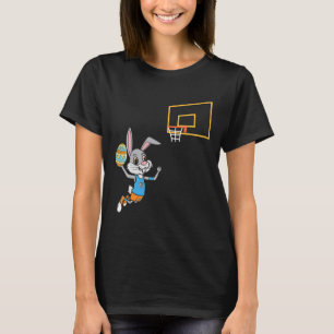 Camiseta Fun Easter Egny Bunny Dunk Basketball Game Easter 