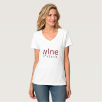 Fun elegante "Wine O'clock" Grape and Wine Drop Ar