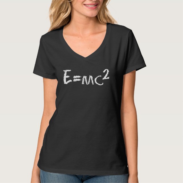 Camiseta Fun Emc2 Ecuación Einstein Física (Anverso)