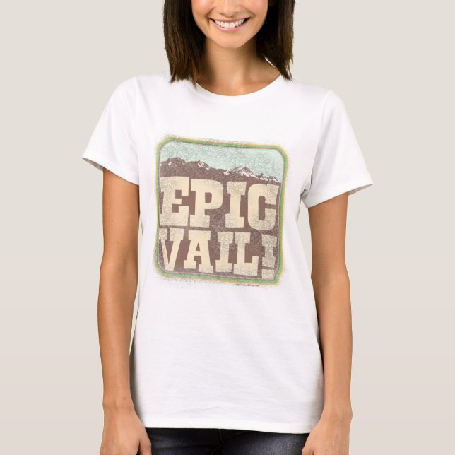 Camiseta Fun Epic Vail Personalizado Travel Design (Anverso)