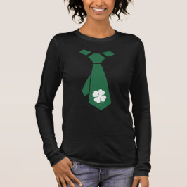 Camiseta Fun Faux Shamrock Tie St. Patrick's Day
