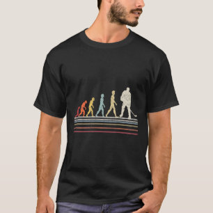 Camiseta Fun Field Hockey Evolución Del Hombre Vint Retro
