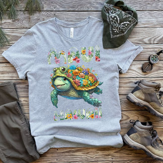 Camiseta Fun & Flair Maui Turtle Hibiscus Hawaii