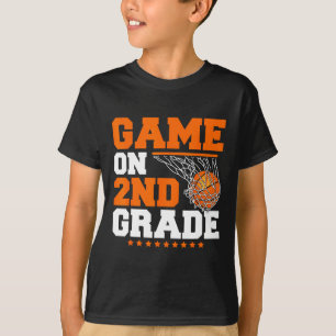 Camiseta Fun Games On Second Grado Basketball First Day Of