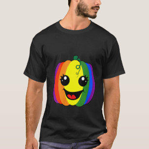 Camiseta Fun Gay Lesbiana Gay Rainbow Pumpkin Pride Lgbt