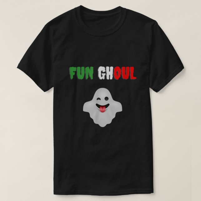 Camiseta Fun Ghoul Fongool Halloween italiano (Diseño del anverso)