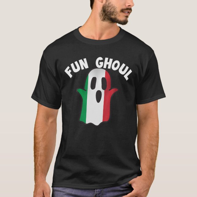 Camiseta Fun Ghoul Halloween regalo temático Italia Amantes (Anverso)