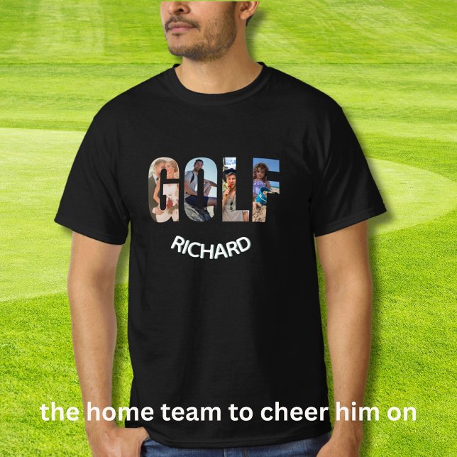 Camiseta Fun Golf Cuatro Fotos Nombre (Subido por el creador)
