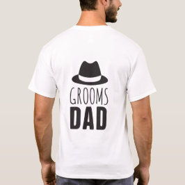 Camiseta Fun Grooms Dad Dad Groomsman Boda del partido de n