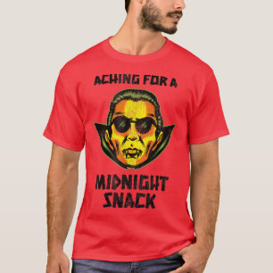 Camiseta Fun Halloween Horror Vampiro Andando A Medianoche