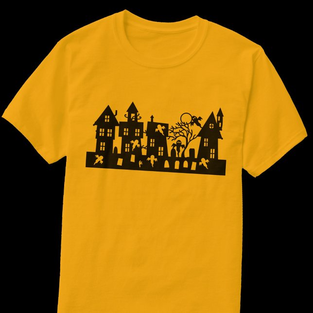 Camiseta Fun Halloween Spooky Village (Spooky Halloween Village t-shirt)