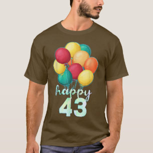 Camiseta Fun Happy Balloons de 43 años