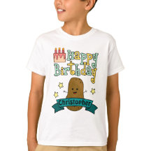Fun Happy Birday Potato Personalizado