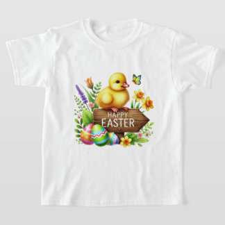 Camiseta Fun Happy Easter chick